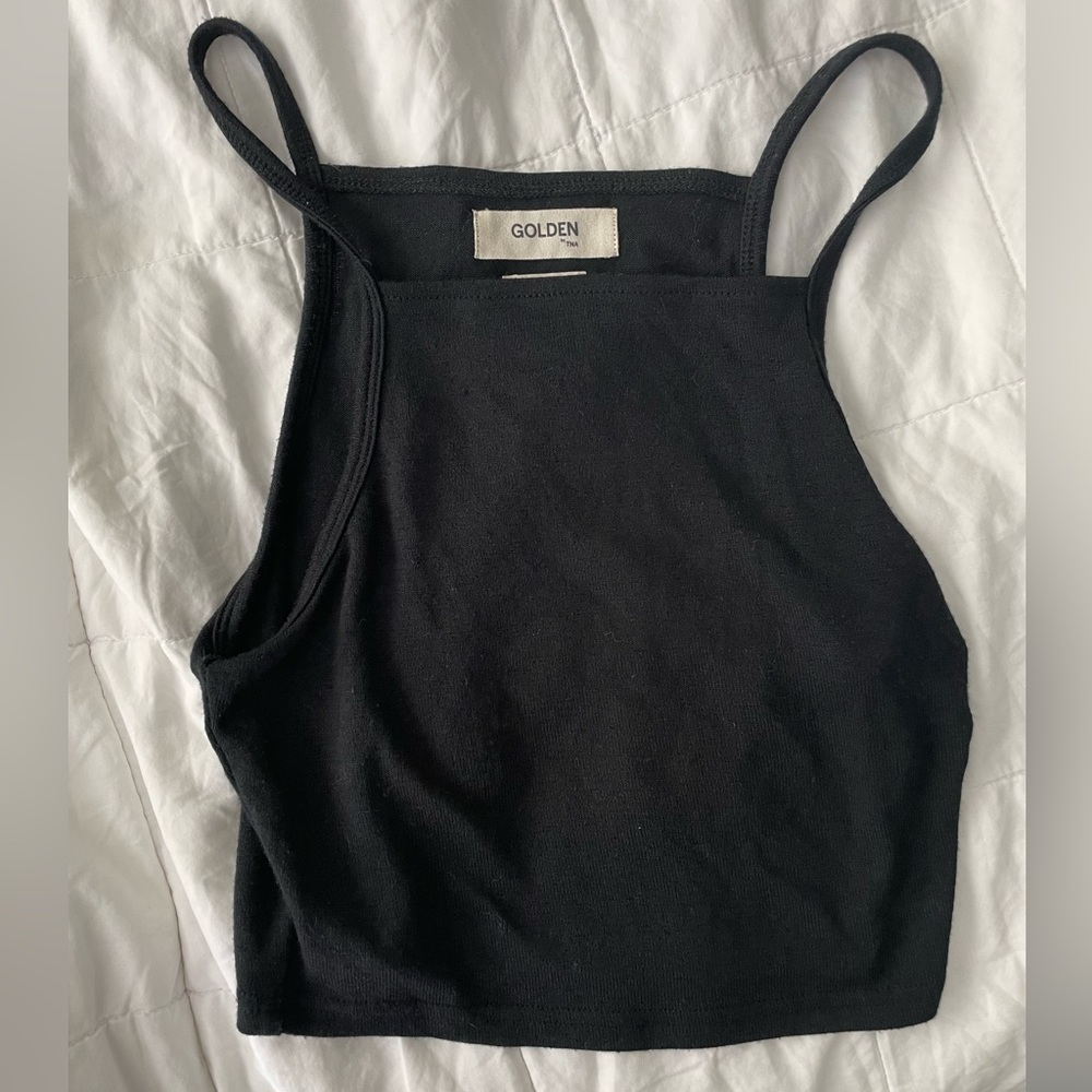 Aritzia Halter Top (Golden TNA)